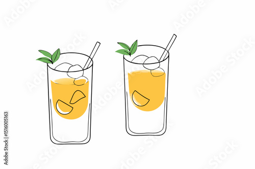 glass of lemonade