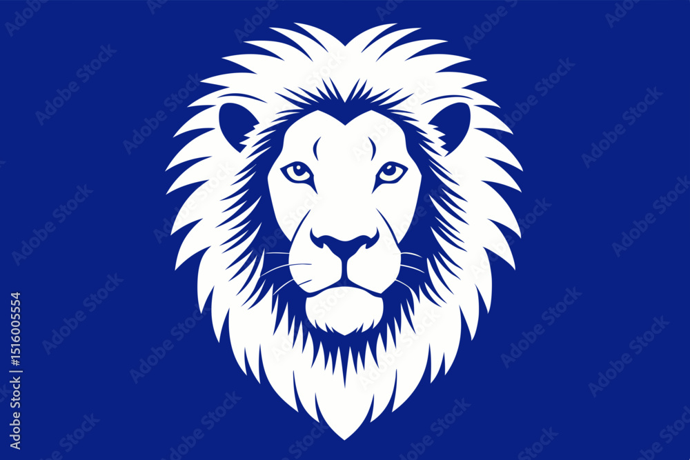 Obraz premium lion head vector