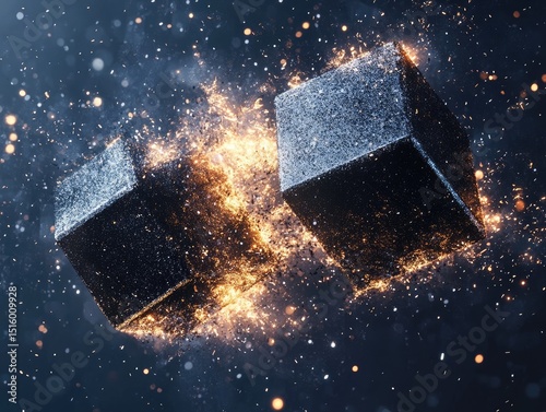 Exploding Cubes photo