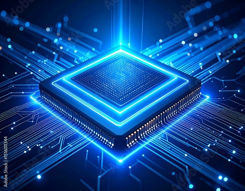 Circuit board with CPU