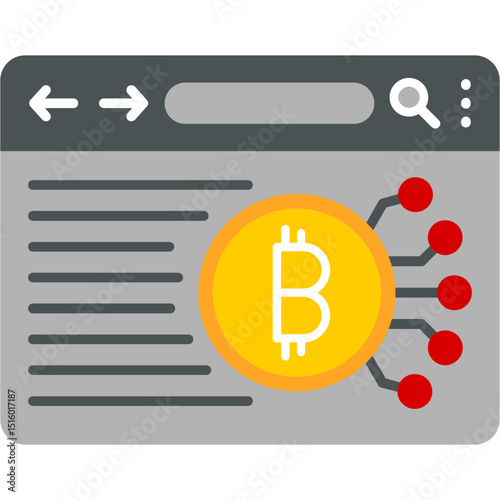Crypto Bitcoin Icon