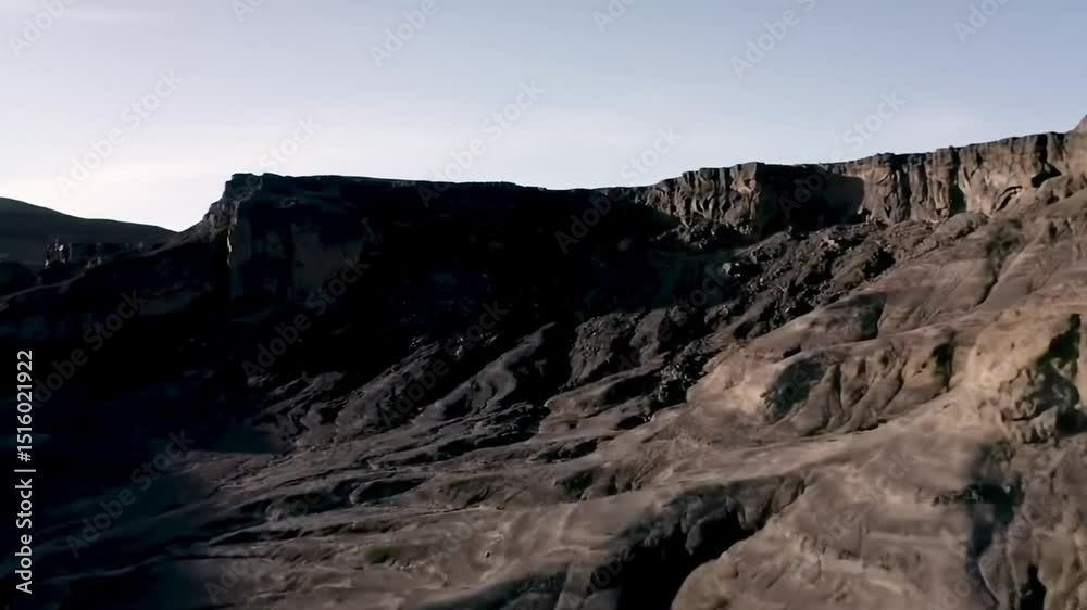 Majestic Cliffsides Landscape Dramatic Canyon Natural Environment Stock Video Majestic Cliffsides Landscape Dramatic Canyon Natural Environment Stock Video