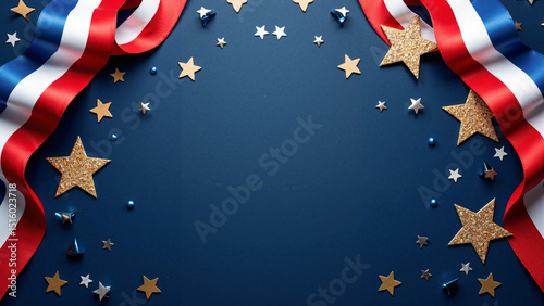 Wallpaper Mural Vibrant Happy Presidents Day Banner Mockup with Gold and Silver Confetti for Social Media, Print Ads, and Event Invitations Torontodigital.ca