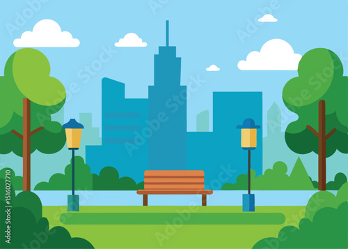 city in the park