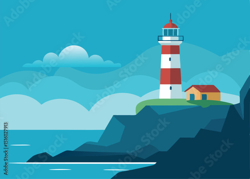 lighthouse on the coast