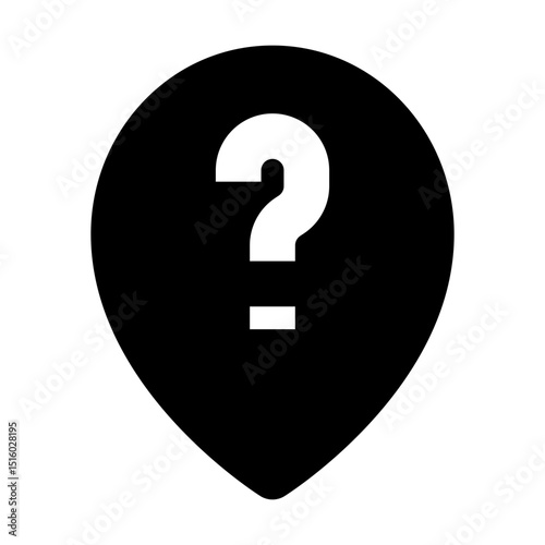 location and map solid icon set