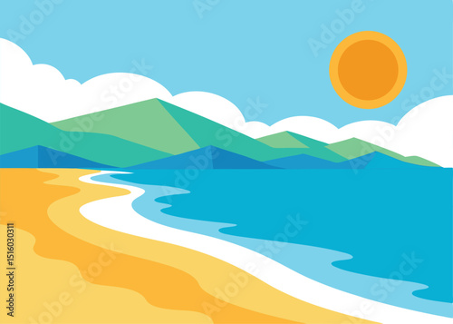 sea and beach landscape