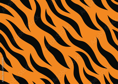 tiger skin seamless pattern