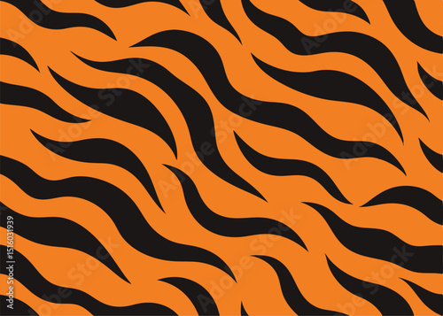 tiger skin texture vector art