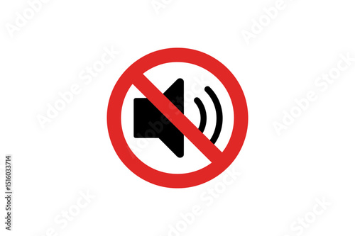 no sound sign, symbol, icon
