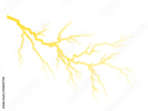 Lightning bolt vector background. Energy and thunder symbol. Flash thunderbolt sign. Lightning strike vector arrow in realistic style. Vector illustration.	