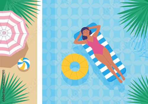 Poolside Relaxation