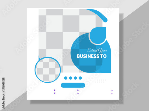 Blue Business Social Media Template