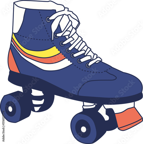 Patin à roulettes années 80