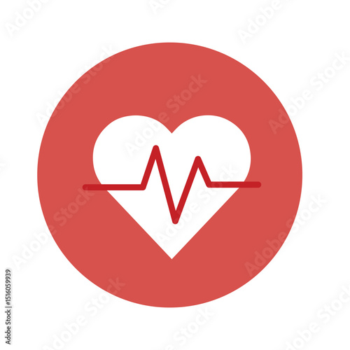heart cpr medical icon vector design	