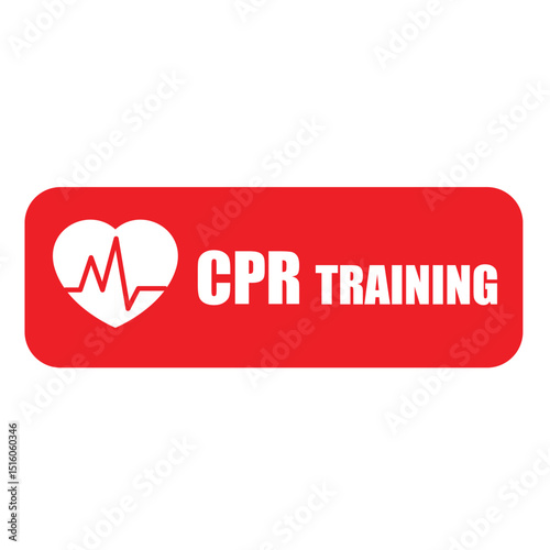heart cpr medical icon vector design	
