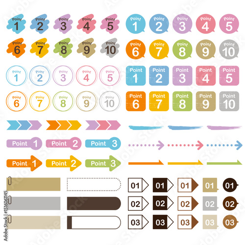 見出し・ポイントアイコン素材セット