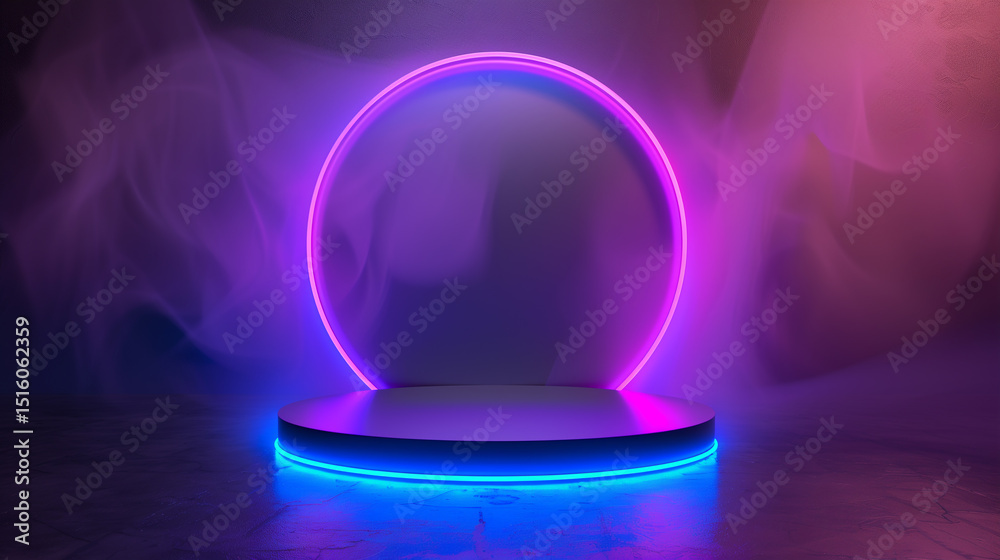 Modern platform for showing your presentation or advertising Modern platform for showing your presentation or advertising