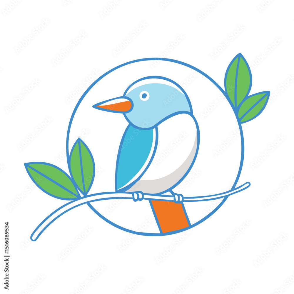 Obraz premium Bluebird Icon. 