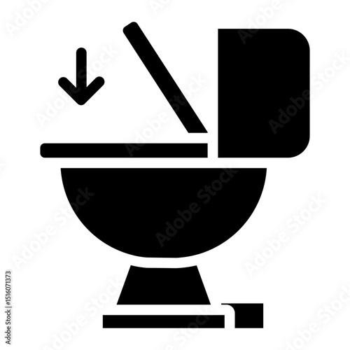 toilet Solid icon