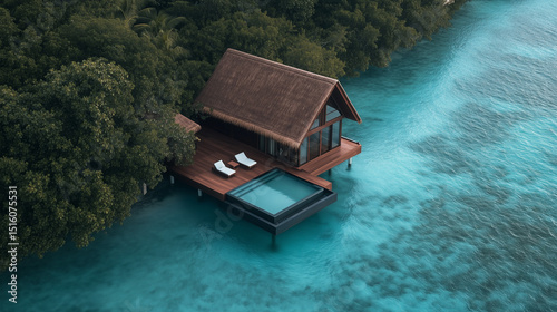 House in the water – Ai generative