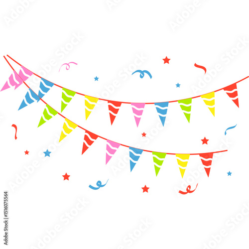 Birthday Bunting Flag Decoration
