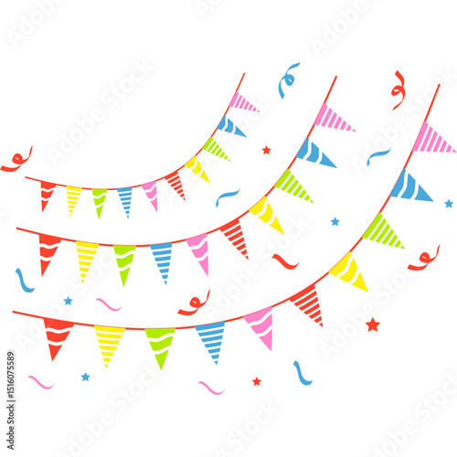 Birthday Bunting Flag Decoration