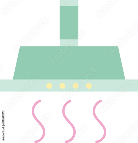 kitchen hood cooker electricity appliances.svg