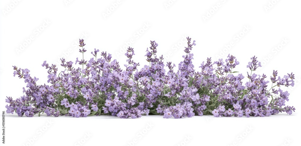 Naklejka premium Lush lavender border