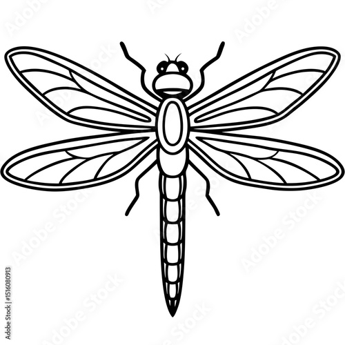 dragonfly vector illustration