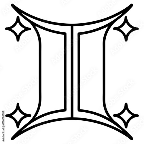 vector illustration of a frame with a ribbon