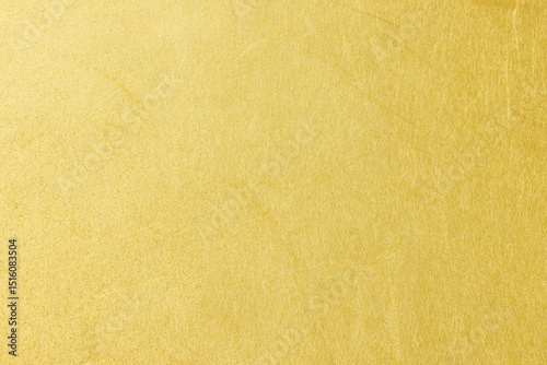 金色の和紙の背景　Gold Japanese washi paper background