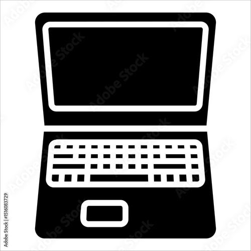 Laptop  Icon Element For Design