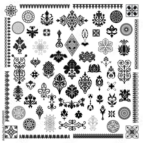 Different style design elements
