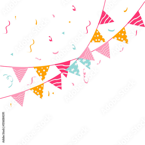 Birthday Bunting Flag Decoration 