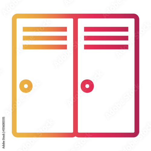toilet Line Gradient Icon