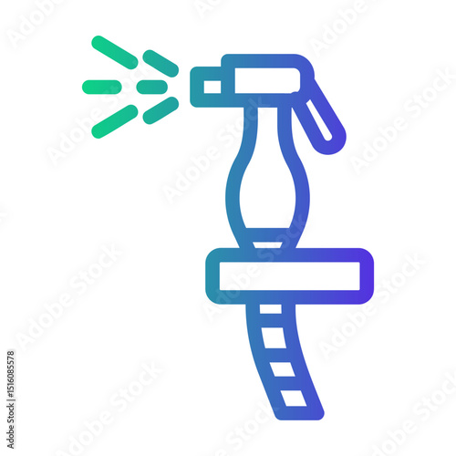 toilet Line Gradient Icon