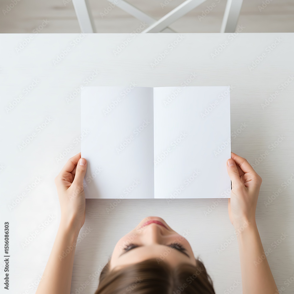 Obraz premium Blank Pages, Open Hands