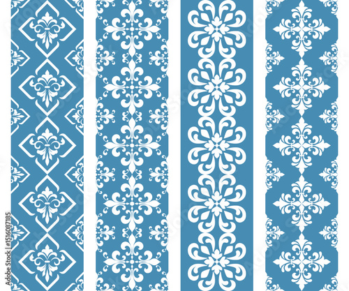 The stencil on the stencil sheet has an intricate lace pattern, giving the finished product a vintage and elegant look. Use this stencil on the table for a vintage and elegant look.
