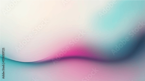 Abstract colorful background with metallic silver brushed texture and reflective light