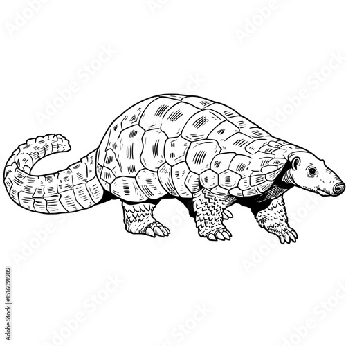 The prehistoric creature Glyptodon, often referred to as a dinosaur or lizard, is showcased in modern cartoons and belongs to the glyptodont species of armadillos, which were herbivores that existed