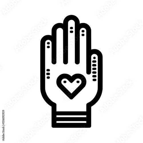 Hand made with love isolated icon, handmade modern icon with editable stroke’ is now ‘Modern handmade icon with love, isolated and featuring an editable stroke for customization