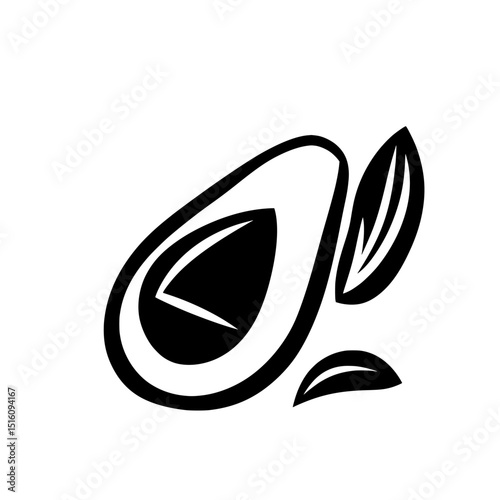 Modern hand drawn outline featuring a cracking egg in isolated illustration