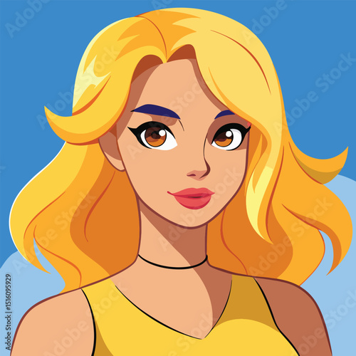 woman, hair, beauty, fashion, face, illustration, vector,