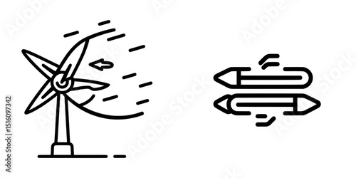 Modern simple trendy style illustration for web and app, represented by a suction process outline icon, in .eps format