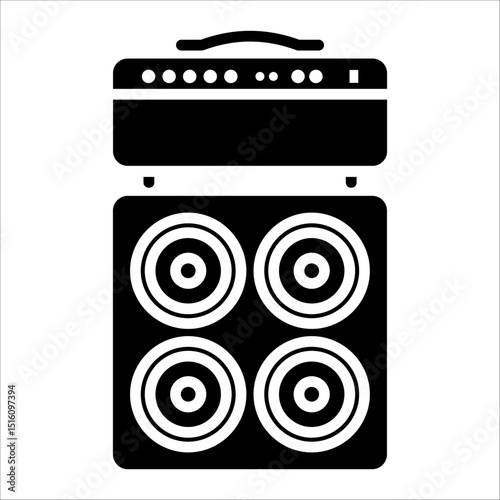 Power Amplifier  Icon Element For Design