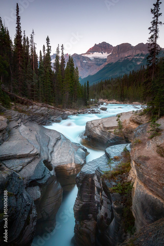 mistaya canyon, banff national park, alberta, canada