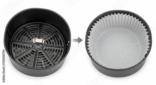 Air Fryer Basket Transformation: From Grid to Paper Liner for Easy Cooking