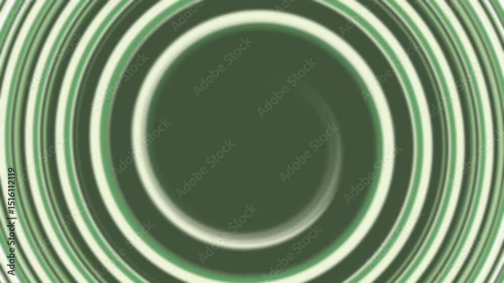 Spirale hypnotique vert et crème