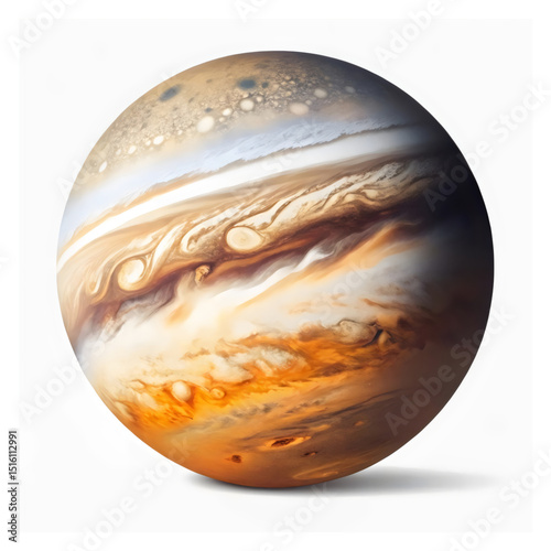 Planetary Marvels: The Gas Giant Jupiter in Space

